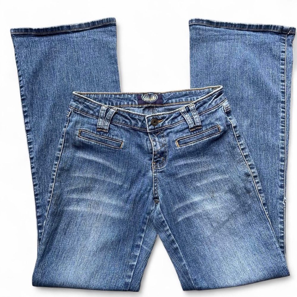 Y2K Angel Flare Jeans